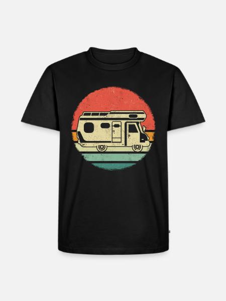 Camping Caravan Camper - Men's Premium Organic T-Shirt - black