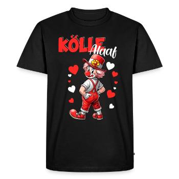 Cologne Kölle Alaaf Carnaval Clown Rut Wiess Déguisement - T-shirt Premium bio Homme - noir - Devant - Nico (187cm)