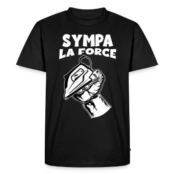 Fun Strength MMA Boxing Martial Arts - Men's Premium Organic T-Shirt - black - Front - Nico (187cm)