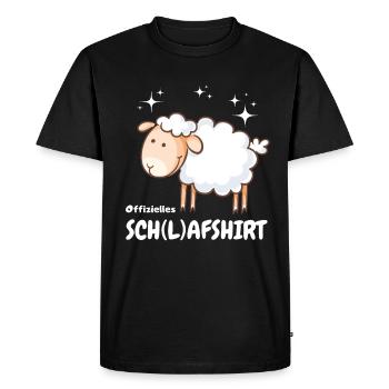 Sleep Shirt Sheep Sheep Counting Sleeping Funny - Men's Premium Organic T-Shirt - black - Front - Nico (187cm)