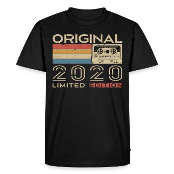 2020 Retro 2020 Birthday Gift - Vintage 2020 - Men's Premium Organic T-Shirt - black - Front - Nico (187cm)