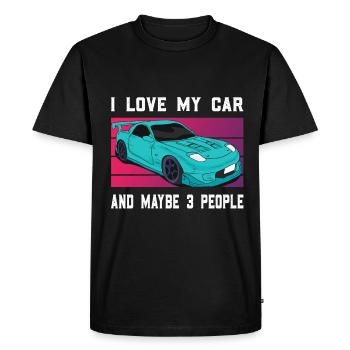 amour Voiture de sport PS Car Tournevis de voiture - T-shirt Premium bio Homme - noir - Devant - Nico (187cm)