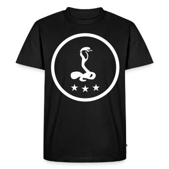 Snake Cobra - Men's Premium Organic T-Shirt - black - Front - Nico (187cm)