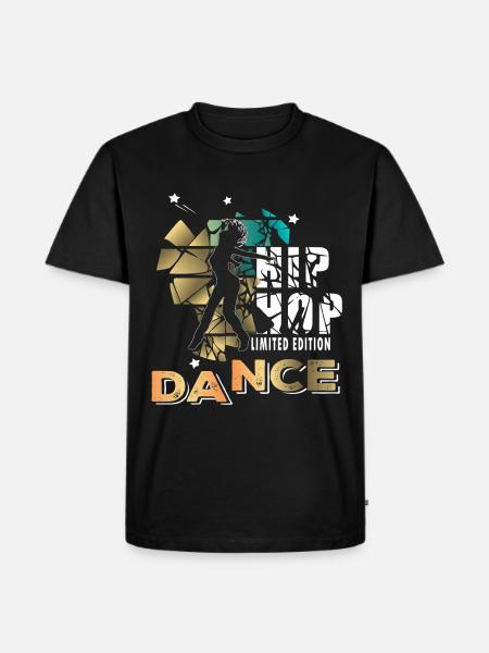 Hip Hop Dance - Männer Premium Bio T-Shirt - Schwarz