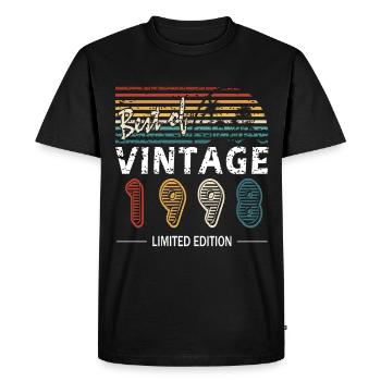 1998 Jahrgang Mann Mythos Legende - Men's Premium Organic T-Shirt - black - Front - Nico (187cm)