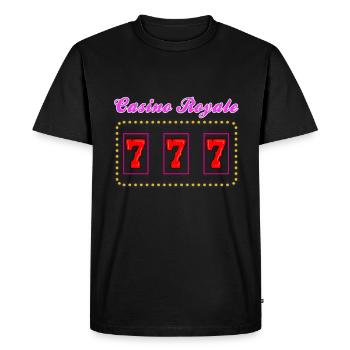 Machine à sous Slots Gambling Casino - casino en ligne $ - T-shirt Premium bio Homme - noir - Devant - Nico (187cm)