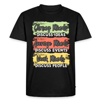Le succès est un voyage, pas une motivation d’objectif - T-shirt Premium bio Homme - noir - Devant - Nico (187cm)