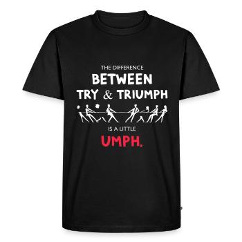 Born Entrepreneur Entrepreneur Maker Designs - Men's Premium Organic T-Shirt - black - Front - Nico (187cm)
