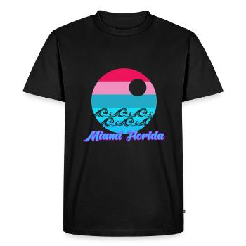 Miami - Florida - United States - United States - Key West - Men's Premium Organic T-Shirt - black - Front - Nico (187cm)