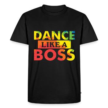 Hip-hop - T-shirt Premium bio Homme - noir - Devant - Nico (187cm)