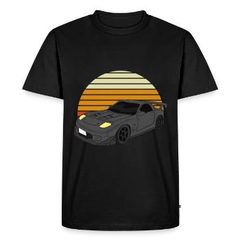 Car Drifting Racing Racecar Motorsport Mechanic - Men's Premium Organic T-Shirt - black - Front - Nico (187cm)