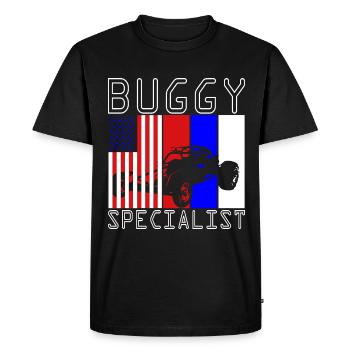 Dune Buggy Beach Buggy - Men's Premium Organic T-Shirt - black - Front - Nico (187cm)