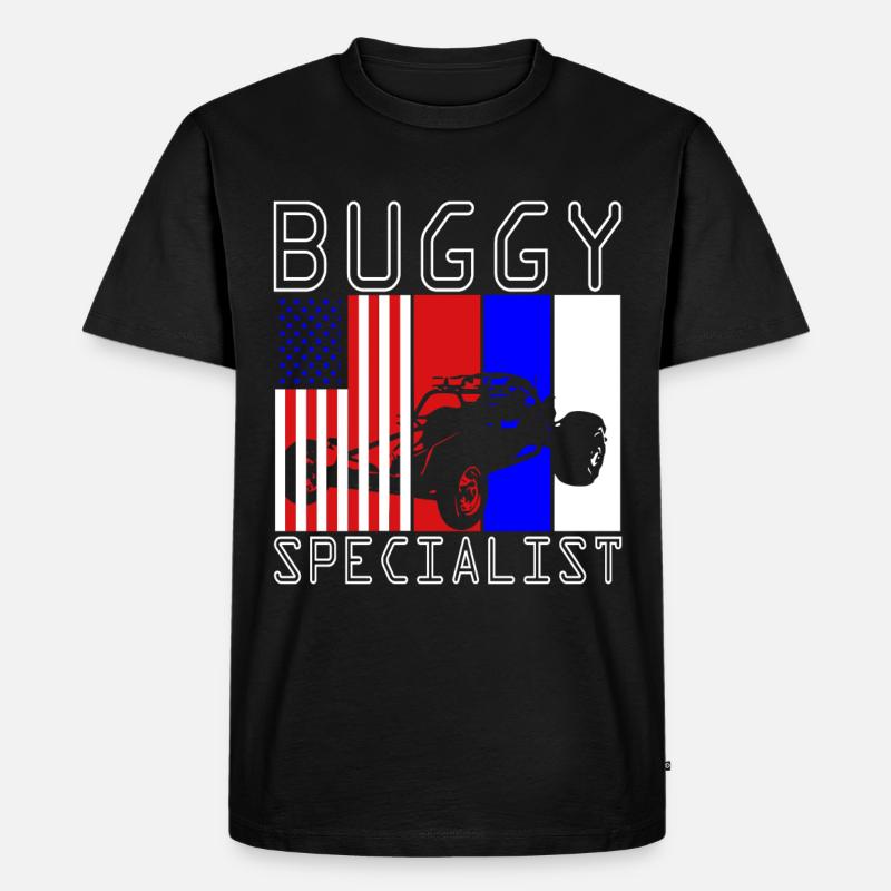 Dune Buggy Beach Buggy - Männer Premium Bio T-Shirt - Schwarz