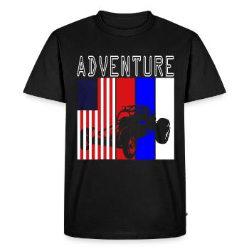 Buggy USA Autocross - T-shirt Premium bio Homme - noir - Devant - Nico (187cm)