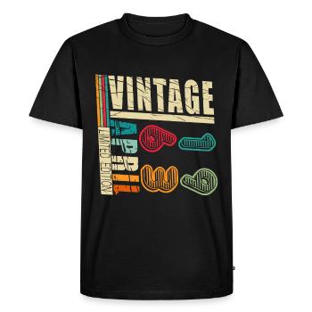 Avril 1963 Anniversaire Avril 1963 Avril - T-shirt Premium bio Homme - noir - Devant - Nico (187cm)