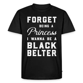 Combattant de karaté - T-shirt Premium bio Homme - noir - Devant - Nico (187cm)