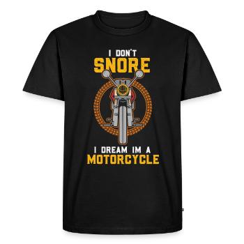 Motorcycling is not a disease choppers - Men's Premium Organic T-Shirt - black - Front - Nico (187cm)