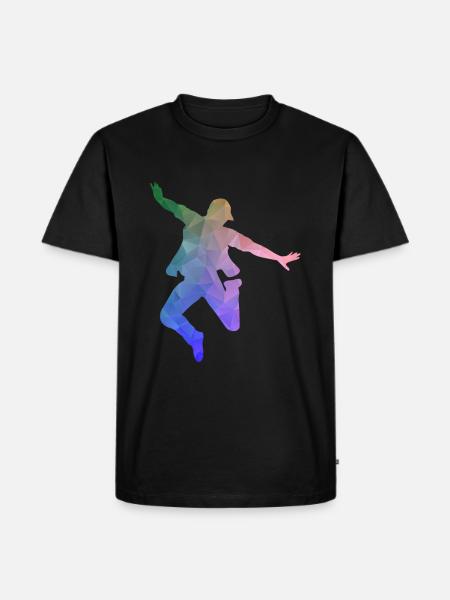 Hip Hop bboy - Männer Premium Bio T-Shirt - Schwarz