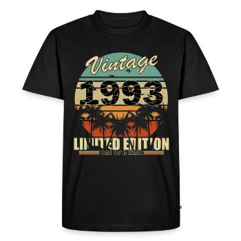 1993 - Born 1993 - Fantastic since 1993 - Men's Premium Organic T-Shirt - black - Front - Nico (187cm)