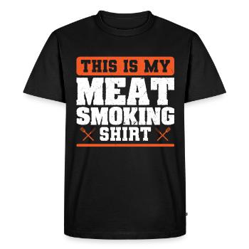 Griller Papa Grillmeister Steak Bratwurst - T-shirt Premium bio Homme - noir - Devant - Nico (187cm)