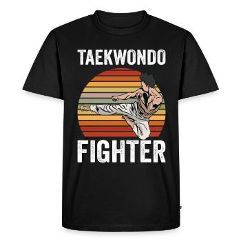 Tae Kwon Do - taekwondo - martial arts - Men's Premium Organic T-Shirt - black - Front - Nico (187cm)
