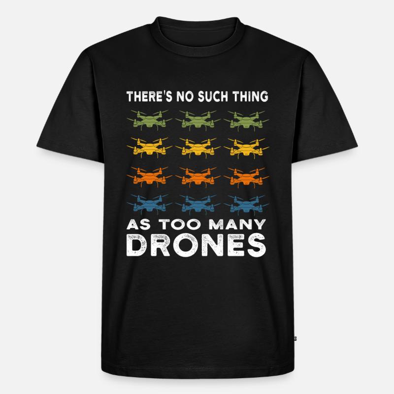 Drone Drone Pilot Gift - Men's Premium Organic T-Shirt - black