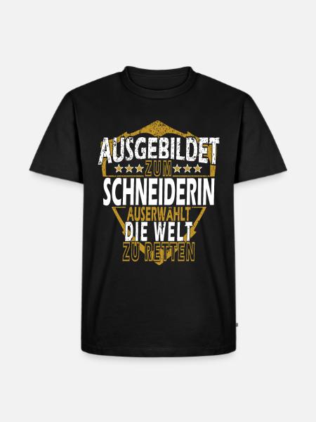 Schneiderin Spruch Schneider - Männer Premium Bio T-Shirt - Schwarz