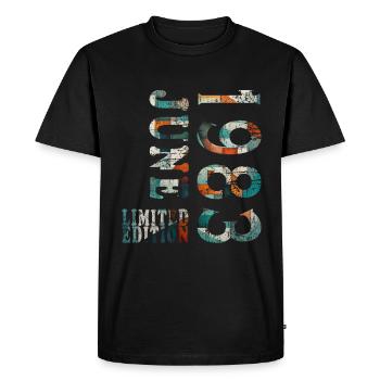 Birthday: June 1983 - Limited Edition Retro - Men's Premium Organic T-Shirt - black - Front - Nico (187cm)