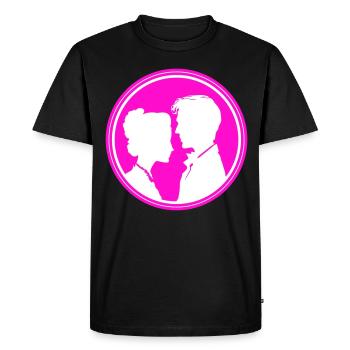 Couple Wedding Couple Marriage - Men's Premium Organic T-Shirt - black - Front - Nico (187cm)