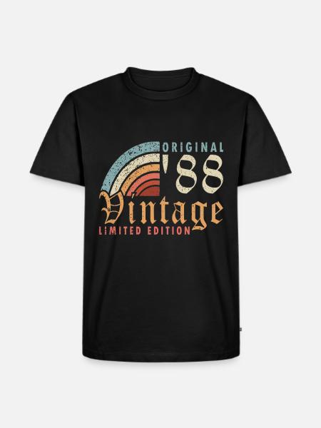 Born 1988 - Men's Premium Organic T-Shirt - black