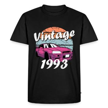 1993 - Born 1993 - Men's Premium Organic T-Shirt - black - Front - Nico (187cm)