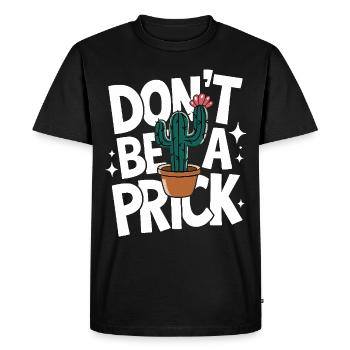 Cactus Cactus Plante du désert - T-shirt Premium bio Homme - noir - Devant - Nico (187cm)