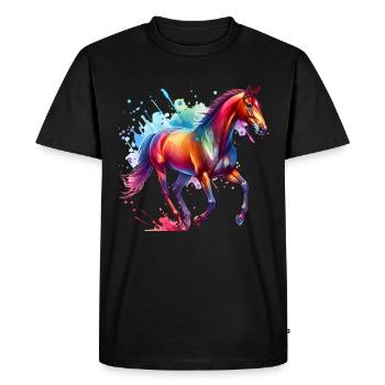 Cheval de trait irlandais cadeau cheval - T-shirt Premium bio Homme - noir - Devant - Nico (187cm)