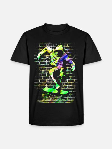 SK8R | Skate | Skater | Skateboard | Skating - Männer Premium Bio T-Shirt - Schwarz