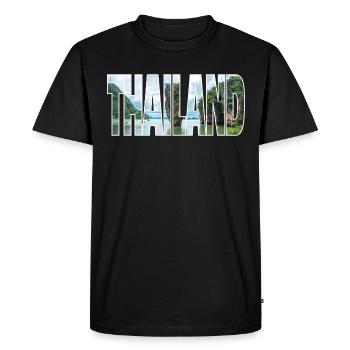 Thaïlande - T-shirt Premium bio Homme - noir - Devant - Nico (187cm)