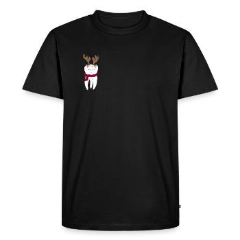 Dentist Christmas - Men's Premium Organic T-Shirt - black - Front - Nico (187cm)