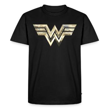Wonder Woman 1984 Classique D'or - T-shirt Premium bio Homme - noir - Devant - Nico (187cm)