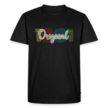 1981 42e anniversaire - T-shirt Premium bio Homme - noir - Devant - Nico (187cm)