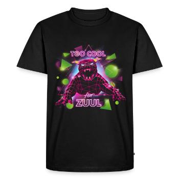 Ghostbusters Too Cool For Zuul - Men's Premium Organic T-Shirt - black - Front - Nico (187cm)