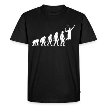 Badminton Badminton Evolution Cadeau - T-shirt Premium bio Homme - noir - Devant - Nico (187cm)