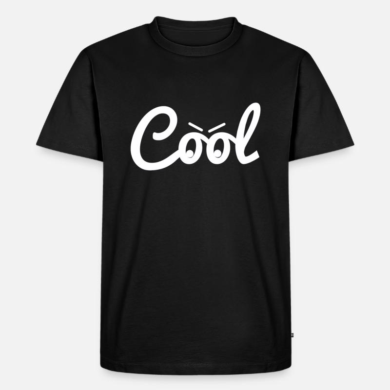 cool Cool - Männer Premium Bio T-Shirt - Schwarz