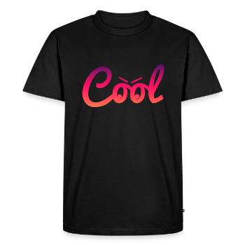 cool cool - Men's Premium Organic T-Shirt - black - Front - Nico (187cm)