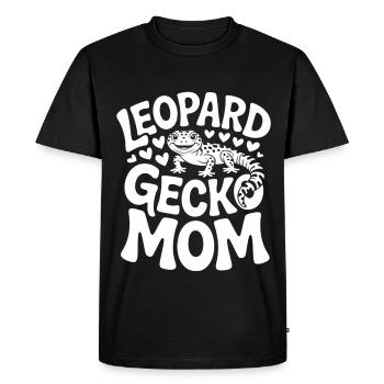 Léopard Gecko Maman Léopards Gecko Reptiles - T-shirt Premium bio Homme - noir - Devant - Nico (187cm)