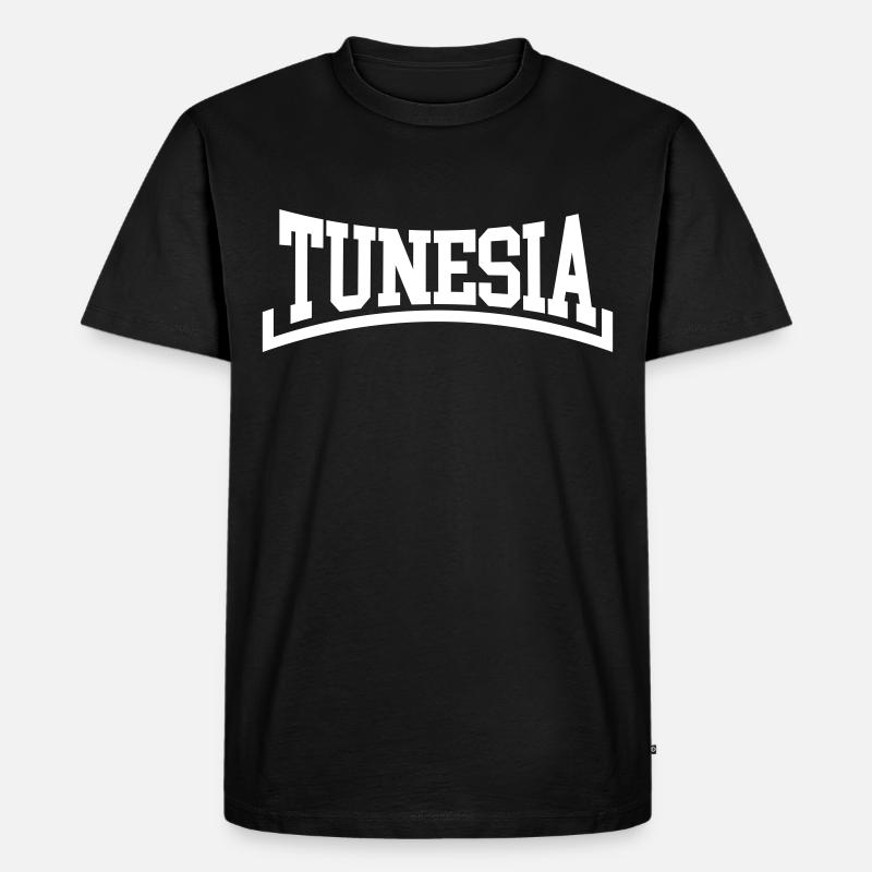 Tunesien - Männer Premium Bio T-Shirt - Schwarz