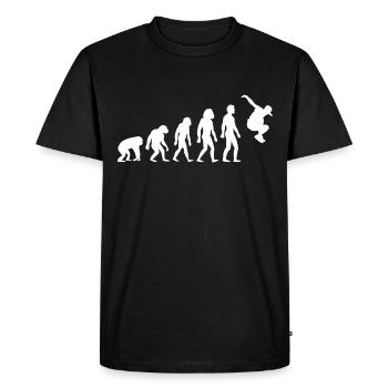 Parkour Parkour Runner Parcour Freerunner Evolution - Men's Premium Organic T-Shirt - black - Front - Nico (187cm)