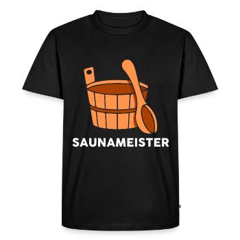 Sauna Master Sauna Goer Infusion Bucket Sauna - Men's Premium Organic T-Shirt - black - Front - Nico (187cm)