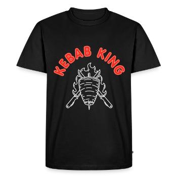 Kebab King Döner Kebab Grill - T-shirt Premium bio Homme - noir - Devant - Nico (187cm)