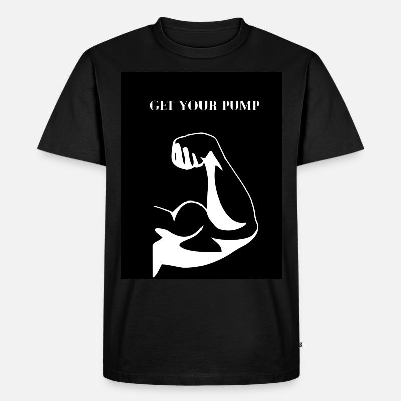 Get your Pump - Männer Premium Bio T-Shirt - Schwarz