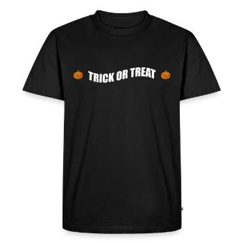 T-shirt aigre-doux cadeau / idée d’Halloween - T-shirt Premium bio Homme - noir - Devant - Nico (187cm)