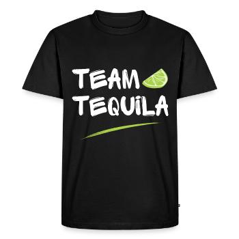 Team Tequila Lime Salt Party JGA Humour pour la fête des pères - T-shirt Premium bio Homme - noir - Devant - Nico (187cm)